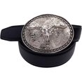 thumbnail image 5 of KDG LongHorn Bull Head Cowboy Belt Buckle, Silver, 5 of 7