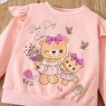 thumbnail image 6 of Vividxx Toddler Girl Clothes Cute Girls Outfits 2 Piece Set Winter Print Top With Floral Pants Toddler Casual Playwear Soft Comfortable Outfit For Daily Wear 1-2 Years, 6 of 7