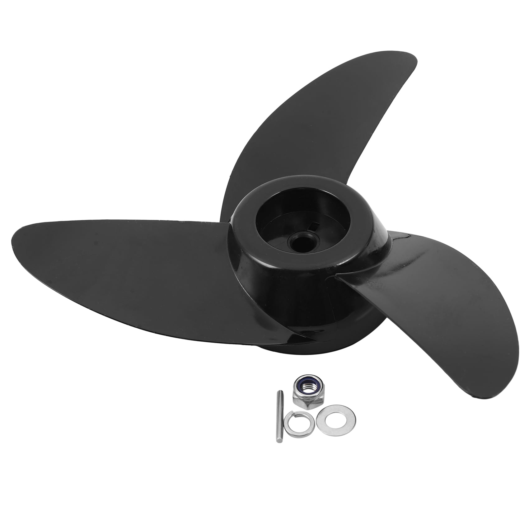 WANGYORTE Performance Propeller Electric Propeller Vpm240300 /Fit For Electric Outboard Engine 28Lbs 34Lbs 44Lbs 54Lbs Color : Black