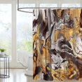 thumbnail image 5 of Abstract Shower Curtain Marble Colorful Shower Curtain for Bathroom Bathtub Home Decor with 12 Hooks 72"x72", 5 of 7