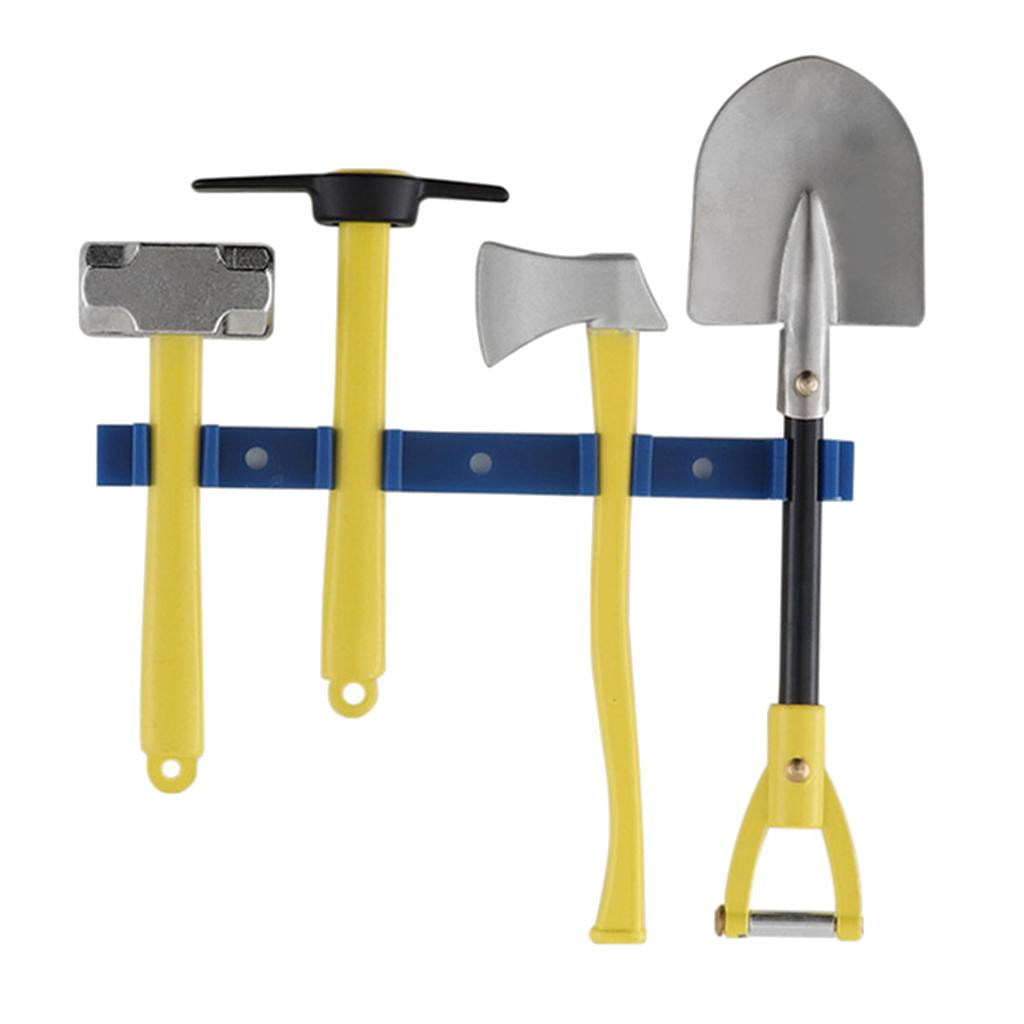 Metal Simulation Shovel Hammer Tools for 1/10 SCX10 Trx-4 RC Crawler Accessories