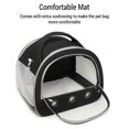 thumbnail image 3 of Portable Hamster Carrier Bag Breathable Guinea Pig Outdoors with Transparent Window Handbag Rabbits Small Animal Travel Bag with Shoulder Strap, 3 of 4