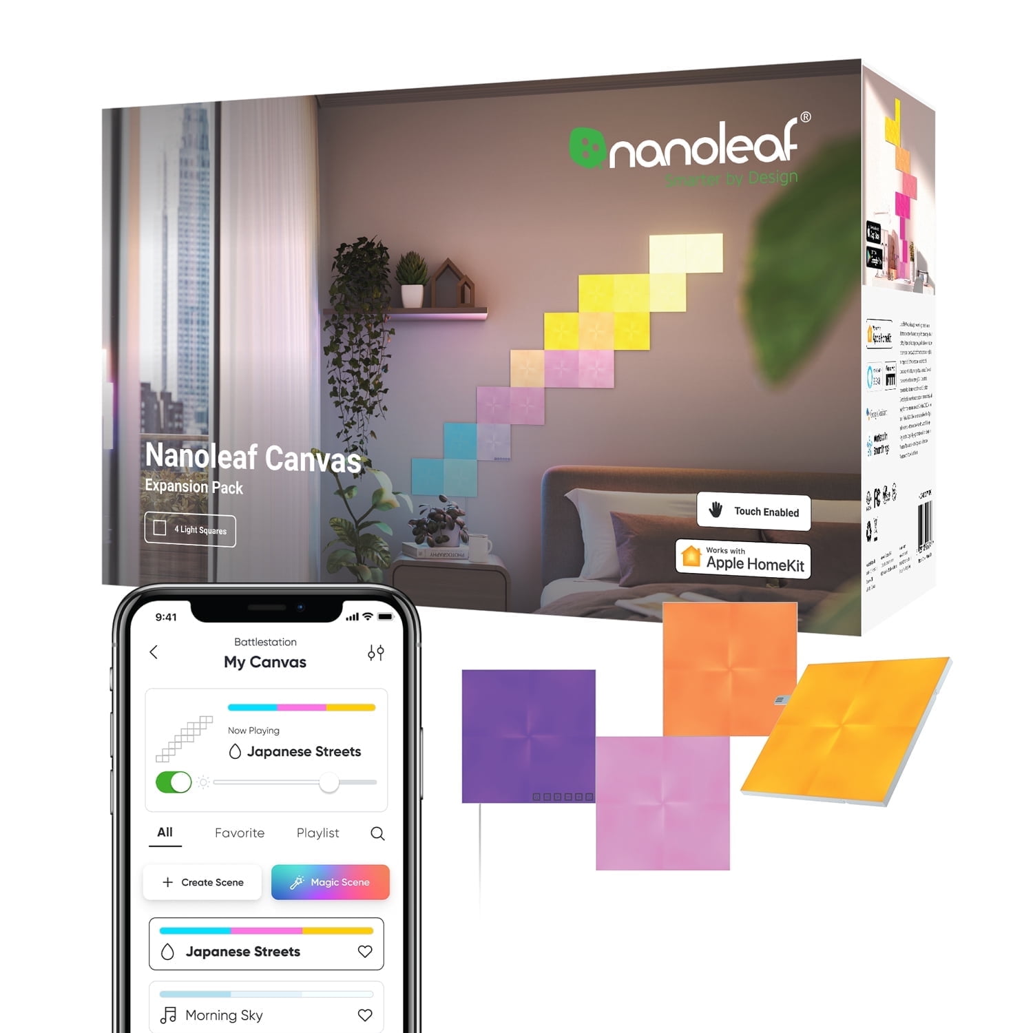 Nanoleaf Shapes Triangles & Mini Triangles Smarter Kit - LED Wall