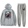 thumbnail image 6 of twisters merch Glen Powell If You Feel It Chase It  hoodies suits pocket drawstring hoodies sweatshirt Strap sports pants, 6 of 6