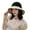 Beige, variant on Cheers.US Women's Spring and Summer Hollow Bow Fisherman hat Sun Protection Outdoor hat Cap Stitching Wide-Eaves Sun hat