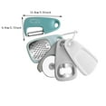 Butter Masher Stainless Steel Space Grinder Cheese Grader Wheel Cheese Graters for Kitchen with