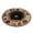 Beige, variant on CookMate Christmas Round Decorative Area Rug 3D Optical Black Cat Santa Hat Design Non Washable Beige Floor Mat For Entryway Bedroom Living Room Indoor Holiday Season Home Styling