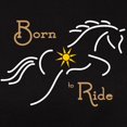 thumbnail image 3 of CafePress - Born To Ride Women's Dark T Shirt - Women's Traditional Fit Dark T-Shirt, 3 of 4