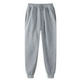 thumbnail image 1 of Men‘s Casual Joggers Cotton Sweatpants Workout Athletic Pants with Pockets Drawstring Gym Running Pants, 1 of 2