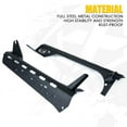thumbnail image 3 of Xprite USA  Mamba Series Front Windshield 50 in. Light Bar Mounting Brackets with Lower bracket for 1997 - 2006 Jeep Wrangler TJ LJ, 3 of 7