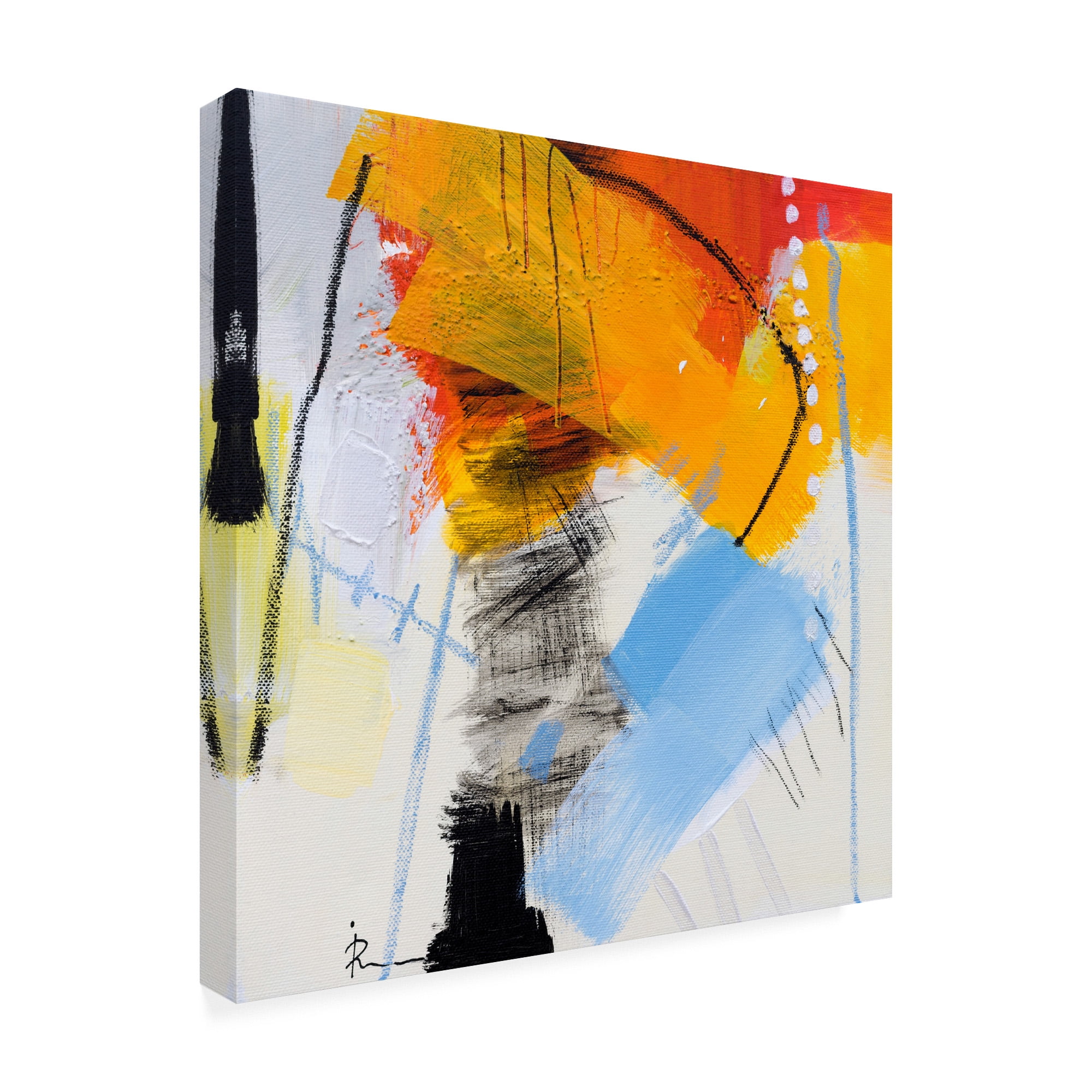 Trademark Fine Art 'Ira Ivanov Paint Expression Study 19' Canvas Art by Ira Ivanov