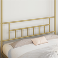 thumbnail image 7 of Renwick Juno Metal Canopy Frame Four Poster Bed with Headboard and Footboard, Queen, Antique Gold, 7 of 7