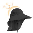 thumbnail image 2 of Sombrero Pesca Al Aire Libre Safari Senderismo Ancha Con Protección para El Cuello Verano, 2 of 9
