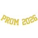 thumbnail image 1 of Banderín de graduación GREABRY Prom 2026, felicitaciones, grado, dorado, purpurina, 1 of 7
