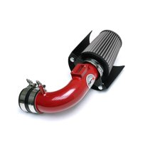 HPS Performance Red Shortram Air Intake Kit   Heat Shield Cool Ram Compatible for 2015-2017 Honda Fit 1.5L, 827-568R