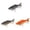 Multicolor1, variant on 3-5PC Bionic Robotic Fishing Lure with Propeller Tail 3D Swimming Bait for Freshwater Saltwater Multi Jointed Slow Sinking Hard Lure for Bass Pike Walleye Trout Beginners Pros