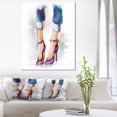 thumbnail image 1 of Female Legs and Shoes - Contemporary Canvas Art Print, 1 of 3