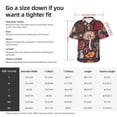 thumbnail image 6 of Lsque Forest Wild Mushroom pattern Hawaiian Shirt for Men, Unisex Summer Beach Casual Short Sleeve Button Down Shirts-XX-Large, 6 of 9