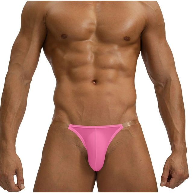 Men's Color Block Elastic Waist Athletic Shorts - Nylon Spandex Workout Running Gym Lounge Underwear