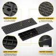 thumbnail image 5 of Nilight 2" Rise Curb Ramps, Heavy Duty Rubber Driveway Threshold Shed Ramp for Sidewalk Cars Lawn Mower Wheelchairs Motorcycles, 3300lbs Load Capacity, 5 of 7