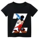 thumbnail image 3 of 2024 Nueva camiseta de verano con combinación de letras para niños de alta calidad Disney Mickey Mouse Font ABCDEF camiseta de manga corta para niños, 3 of 5