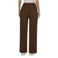 thumbnail image 3 of Womens Sweatpants 2025 Fall Baggy Wide Leg Sweatpant Fleece Lined Straight Leg Sweat Pants Coffee XL, 3 of 4