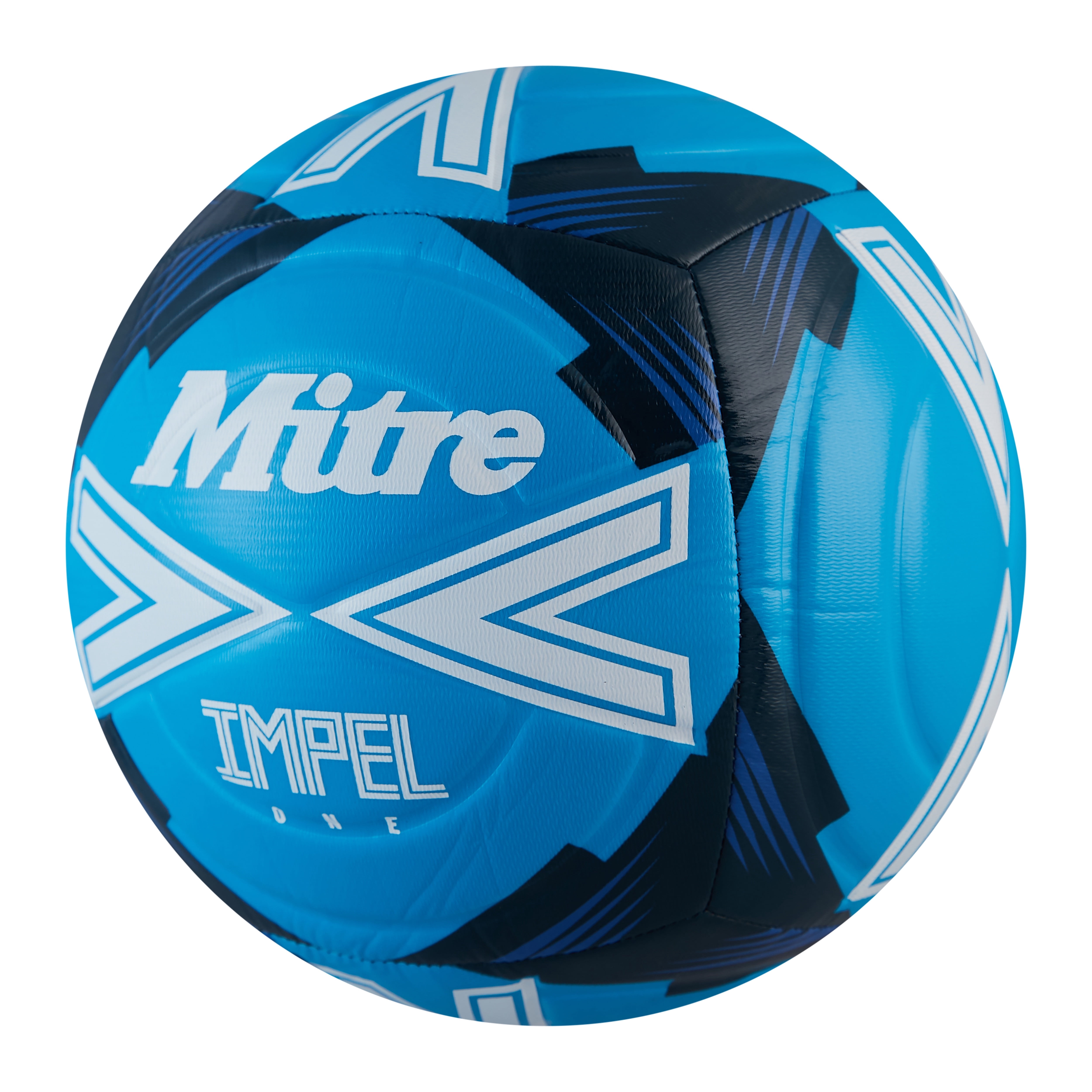 Mitre Impel One Training Soccer Ball – Durable 6-Panel Construction – Soft-Touch Foam & Hyperflow Grooves – for Grass or AstroTurf – Sizes 3,4,5