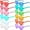 01#, variant on Heart Shaped Rimless Sunglasses, Rad, 3 Pack, Lightweight Candy Colorful Glasses, Fun Trendy Transparent Heart Sunglasses Party Favor for Graduation Gift,Summer Party,Birthday,Vacation