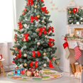 thumbnail image 4 of FMSHPON Easter Xmas Christmas Tree Skirt Stand Mat for Holiday Party Decoration Indoor Outdoor 48 inches, 4 of 6