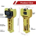 thumbnail image 3 of Door Hinge Installation Kit, Precise Door Hinge Template Tool Set, Convenient Jig for Positioning And Chiseling, Woodworking Tool for Accurate Installation, Installation Kit *1 Set, 3 of 6