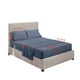 thumbnail image 2 of Juego de ropa de cama para el hogar Sábana de cama Funda de colchón Funda de almohada Juego de ropa de cama de poliéster de color sólido, Azul grisáceo, Completo, 4pcs / set Vogacara HA6267-19B, 2 of 7