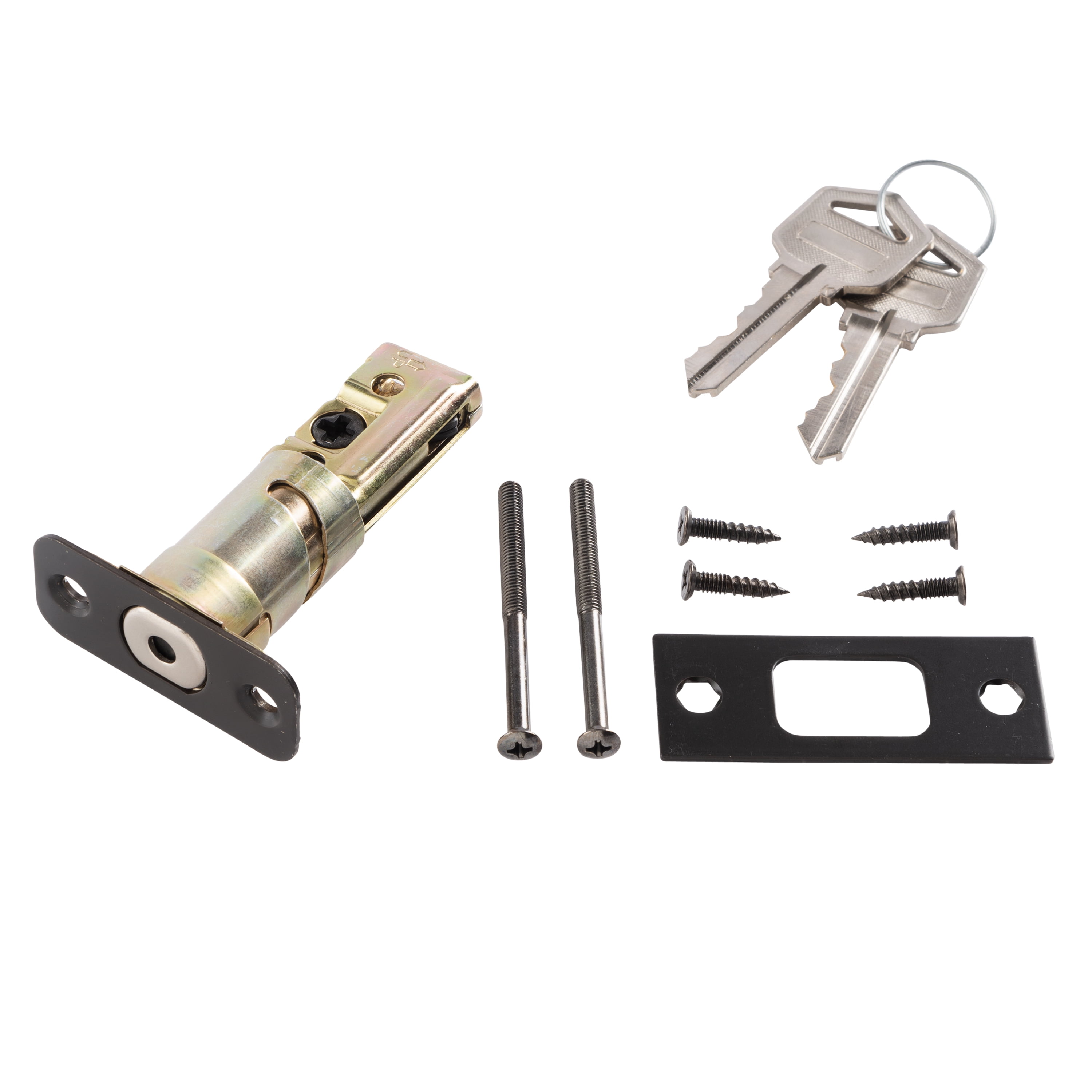 Hyper Tough Keyed Entry Single Cylinder Deadbolt, Oil-Rubbed Bronze Finish