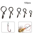 thumbnail image 4 of Snaps Hook Swivel Snaps For Hooks 100pcs For Hooks Lures For Trout Sunfish, 4 of 9