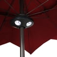 thumbnail image 5 of Northlight 8" Black 4-Panel Patio Umbrella Light with 20 LED's, 5 of 6