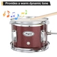 thumbnail image 2 of 3 Piece Kids Drum Set, Junior Drum Set for Beginners with Bass Tom Snare Drum, 14.76 Inch Drum Kit with Snare, Cymbal, Drumsticks, Adjustable Seat (Red), 2 of 8