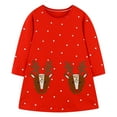 thumbnail image 2 of Vêtements pour Bébé Fille Robes pour Filles Décontractées Printemps Automne Hiver Coton Manches Longues Robe T-Shirt Vêtements Fille Vêtements en Liquidation, 2 of 7