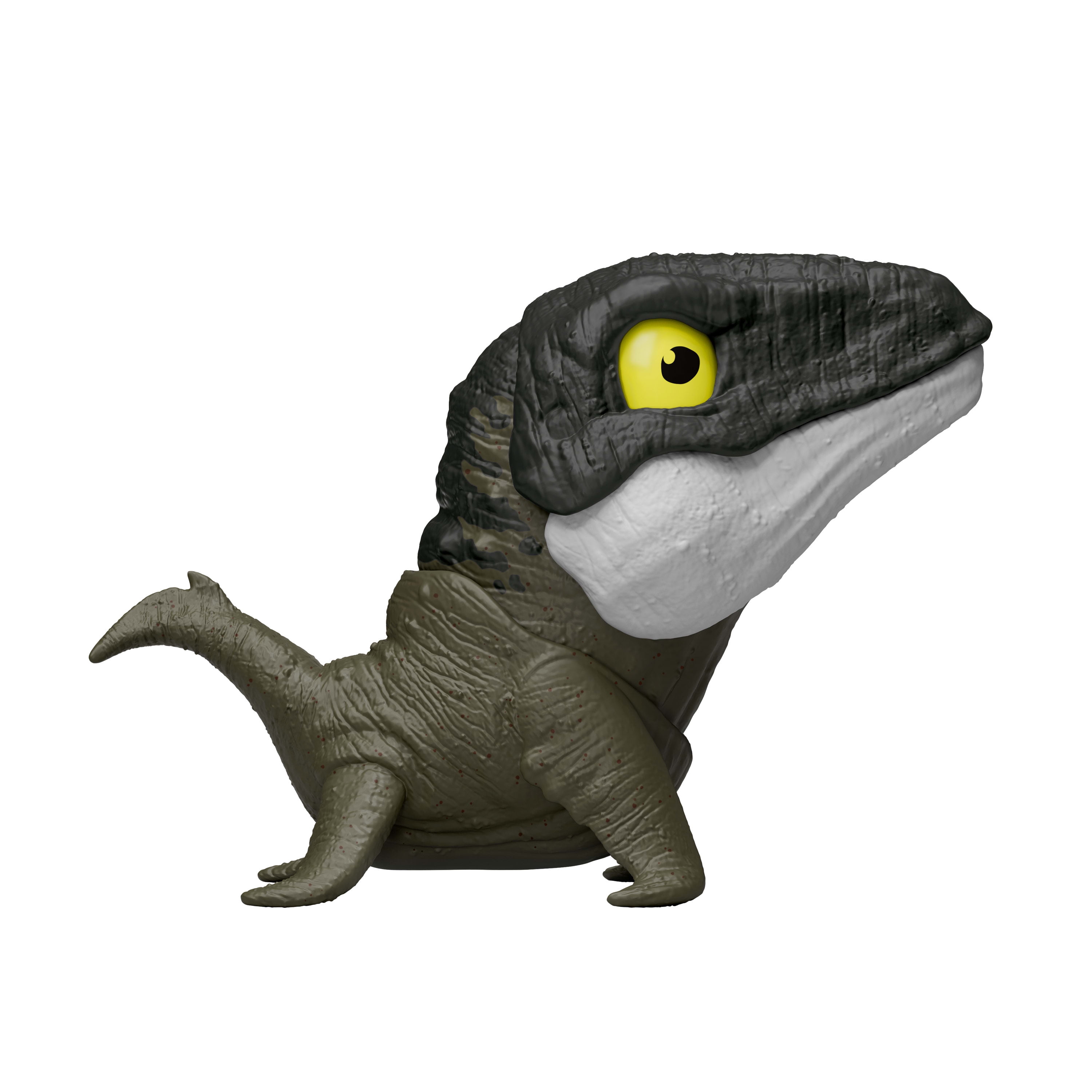 Jurassic World Mighty Little Biters Dinosaur Toy with Bite Action, Eye Change, Collectible Figure