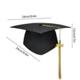 thumbnail image 3 of Leodye 1PCS 2025 Graduation for Adults Or Kids Bachelor's Degree Hat with 2025 Year Tassel Fitting for Graduation Ceremony Party Photo Props-9.4in * 12cm/4.7in, 3 of 6