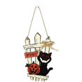 thumbnail image 1 of cartel de feliz halloween, cartel de bienvenida de halloween corona de calabaza puerta colgante decoración d'Halloween Vhermosa ZYY-1282, 1 of 4
