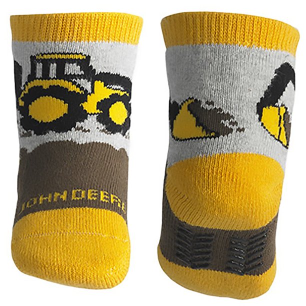John Deere John Deere Construction Slipper Socks 612 Months
