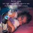 thumbnail image 4 of Humidificador portátil Ounissouiy Mini 200ml atomizador de escritorio giratorio niebla fría luz nocturna LED Azul, 4 of 8