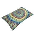 thumbnail image 3 of Balery Round Mandala1 Bedding Queen Pillow Cases - Envelope Closure - Soft Brushed Microfiber Fabric - Shrinkage and Fade Resistant Pillow Cases-16"x24", 3 of 9