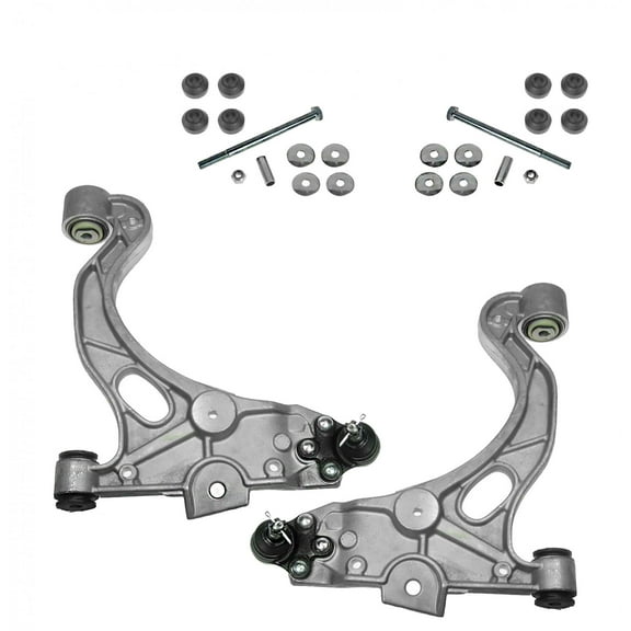 TRQ 4 pc Suspension Kit Lower Control Arms w/ Ball Joints & Sway Bar End Links PSA85576 Fits select: 2000-2005 BUICK LESABRE, 2004 CADILLAC PROFESSIONAL CHASSIS