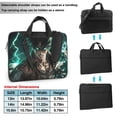 thumbnail image 2 of Attack On Titan Laptop Carrying Case 13 Inch Laptop Bag Computer Protective Case Shoulder Strap Carrying Briefcase Messenger Bag, 2 of 9