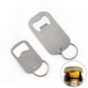 thumbnail image 2 of Stainless Steel Flat Speed Bottle Cap Opener Remover Bar Blade Home Hotel Professional Beer Bottle Opener Key Chains, 2 of 5