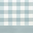 thumbnail image 3 of Kate Aurora Country Farmhouse Plaid Checkered Rod Pocket Window Valance - Baby Blue, 3 of 3