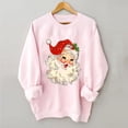 thumbnail image 1 of DPTALR Femmes Noël Imprimé Col Rond Manches Longues Sweat-Shirt en Vrac, 1 of 4
