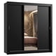 thumbnail image 1 of Ropero Closet Madesa Lyon Plus 3 Puertas 1 con Espejo Negro, 1 of 11