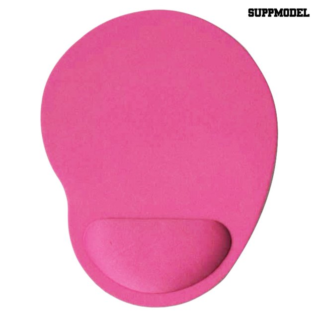 S.O Home Office - alfombrilla antideslizante para ratón, Color sólido, con soporte para muñeca