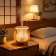 thumbnail image 4 of YYV USB Hollow Aroma Diffuser 5V Ultrasonic Humidifier Essential Oil Diffuser Night Light Quiet Auto Shut-Off Compact Home Office Bedroom Aromatherapy Humidifier USB Diffuser, 4 of 8